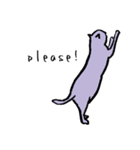 cat posture blues（個別スタンプ：8）