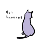 cat posture blues（個別スタンプ：11）