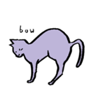 cat posture blues（個別スタンプ：12）