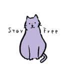 cat posture blues（個別スタンプ：20）