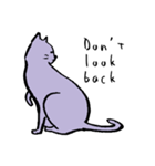 cat posture blues（個別スタンプ：21）