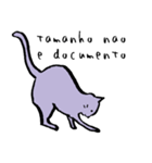 cat posture blues（個別スタンプ：26）