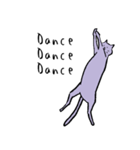 cat posture blues（個別スタンプ：34）
