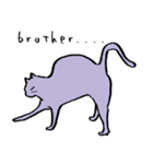 cat posture blues（個別スタンプ：37）