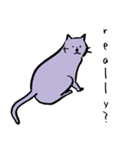 cat posture blues（個別スタンプ：38）