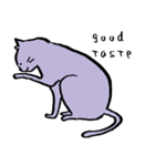 cat posture blues（個別スタンプ：39）