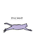 cat posture blues（個別スタンプ：40）