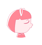 Pink Bunny Girl（個別スタンプ：6）