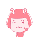 Pink Bunny Girl（個別スタンプ：11）