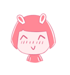 Pink Bunny Girl（個別スタンプ：18）