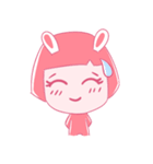 Pink Bunny Girl（個別スタンプ：23）