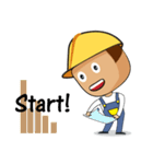 Workers Happy at Work（個別スタンプ：7）