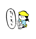 さんかくすわり。（個別スタンプ：16）