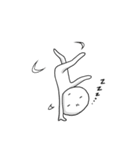 じっとしていられないひと（個別スタンプ：4）