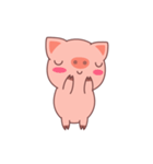 Cute litte pig ！（個別スタンプ：4）