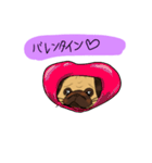 パグのあずきちゃん（個別スタンプ：39）