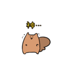 ほわほわリス（個別スタンプ：18）