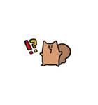 ほわほわリス（個別スタンプ：40）