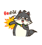 Angry Cat Jumping Punch（個別スタンプ：8）