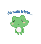 Cute french frog Moya（個別スタンプ：17）