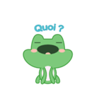 Cute french frog Moya（個別スタンプ：23）