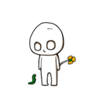 Small white mud（個別スタンプ：12）