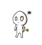 Small white mud（個別スタンプ：24）