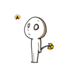 Small white mud（個別スタンプ：28）
