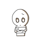 Small white mud（個別スタンプ：35）