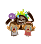 Monkey's puppet show（個別スタンプ：4）