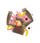 Monkey's puppet show（個別スタンプ：14）