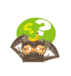 Monkey's puppet show（個別スタンプ：16）