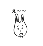意地悪なゆとり世代のうさぎさん（個別スタンプ：5）