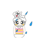 ..Mr. Hamori and cat....^_^（個別スタンプ：12）