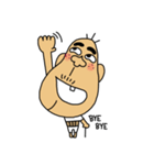 Buttocks chin uncle（個別スタンプ：27）