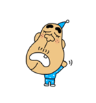 Buttocks chin uncle（個別スタンプ：37）