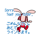 アンイングリッシュ～丁寧語＆英語編～（個別スタンプ：15）