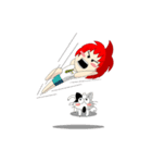 Naughty Boy Red Hair（個別スタンプ：8）