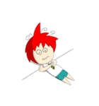 Naughty Boy Red Hair（個別スタンプ：23）