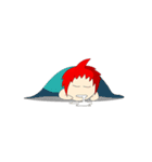 Naughty Boy Red Hair（個別スタンプ：24）