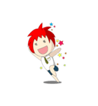 Naughty Boy Red Hair（個別スタンプ：27）