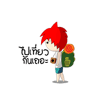 Naughty Boy Red Hair（個別スタンプ：30）