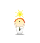 Naughty Boy Red Hair（個別スタンプ：35）
