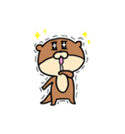 かわうそちゃんの日常（個別スタンプ：4）