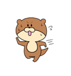 かわうそちゃんの日常（個別スタンプ：16）