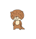 かわうそちゃんの日常（個別スタンプ：17）