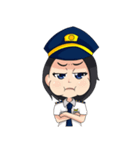 female pilot（個別スタンプ：7）