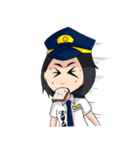 female pilot（個別スタンプ：35）