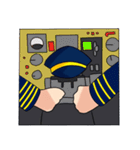 female pilot（個別スタンプ：40）