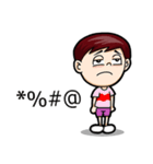 Cool Boy Short Message（個別スタンプ：7）